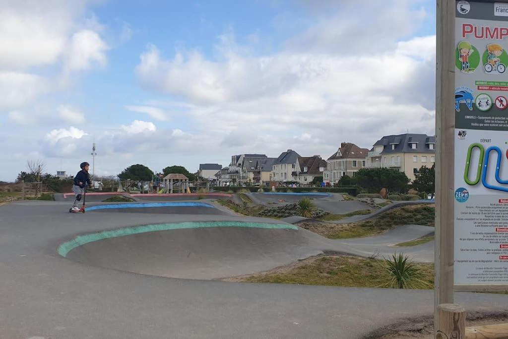 Studio Front De Mer Merville-Franceville-Plage Ngoại thất bức ảnh